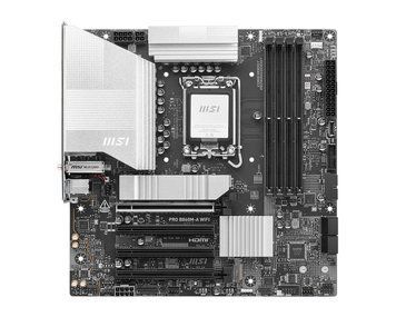 MSI Материнcкая плата PRO B860M-A WIFI s1851 B860 4xDDR5 M.2 HDMI DP WiFi BT mATX 911-7E42-002 фото