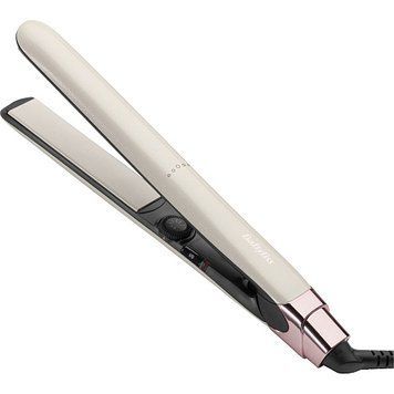BaByliss Випрямляч Stardust Shimmer, 49Вт, темп.режимов-13, 170-235 &deg;C, терморукавичка, титан-кераміка, білий ST914PE фото