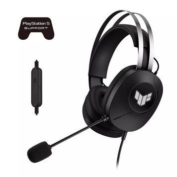 ASUS Гарнітура ігрова TUF Gaming H1 GEN II, USB-A, 2м., чорний 90YH044B-BHUA00 фото
