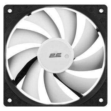 2E Корпусний вентилятор F120-SN, 120мм, 500-1500rpm, 4pin 24dBa, чорний 2E-F120-SN фото