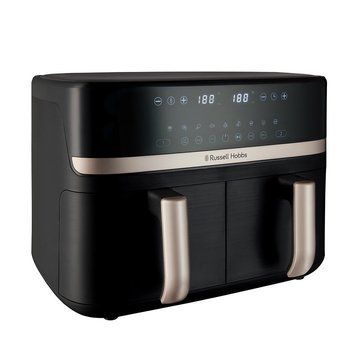 Russell Hobbs Мультипіч Satis Fry DualBaske 2800Вт, чаша-4.5/4.5л, сенсорне управл., 9 авто. программ, пластик, чорний 27680-56 фото