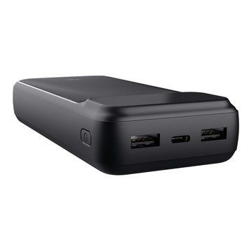 Trust Акумулятор портативний літій-іонний power bank Trust Avala, 20000мА&middot;год, 2хUSB-A/USB-C, 20W, PD/QC 3.0, чорний 25883_TRUST фото