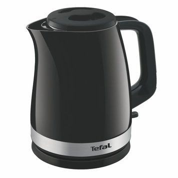 Tefal Электрочайник Delfini 1.7л, пластик, серебристо-черный KO150F30 фото