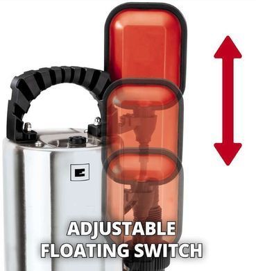 Einhell Насос дренажный GC-DP 6315 N, 630 Вт, 17000 л/ч, выс. 8 м, глуб. 5 м 4170491 фото