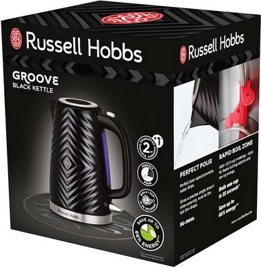 Електрочайник Russell Hobbs 26380-70 Groove, чорний 26380-70 фото