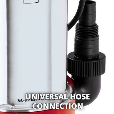 Einhell Насос дренажный GC-DP 6315 N, 630 Вт, 17000 л/ч, выс. 8 м, глуб. 5 м 4170491 фото