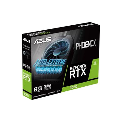 ASUS Відеокарта GeForce RTX 3050 8GB GDDR6 PH PH-RTX3050-8G-V2 90YV0GH8-M0NA00 фото
