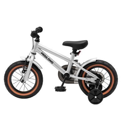 Miqilong Дитячий велосипед ST 12" сріблий RBB-ST12-SILVER фото