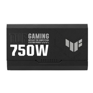 ASUS Блок питания TUF GAMING (750W), >90%, 80+ Gold, 135mm, 1xMB 24pin(20+4), 2xCPU 8pin(4+4), 4xMolex, 5xSATA, 3xPCIe 8pin(6+2), Fully Modular, TUF-GAMING-750G 90YE00S3-B0NA00 фото