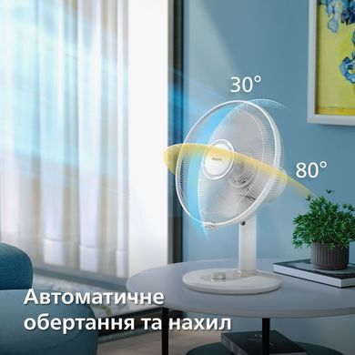 Philips Вентилятор Philips настільний Series 1000, 35см, 35Вт, білий
