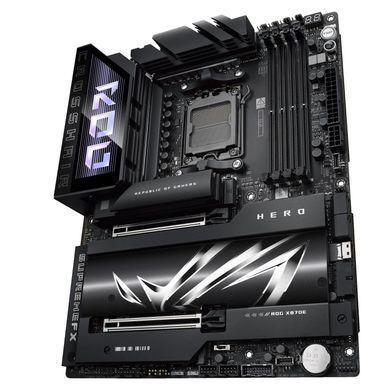 ASUS Материнcкая плата ROG CROSSHAIR X870E HERO sAM5 X870E 4xDDR5 M.2 HDMI WiFi BT ATX 90MB1IE0-M0EAY0 фото