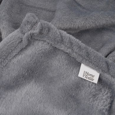 ARDESTO Плед Ardesto Flannel 200х220см, 100% поліестер, сірий світлий
