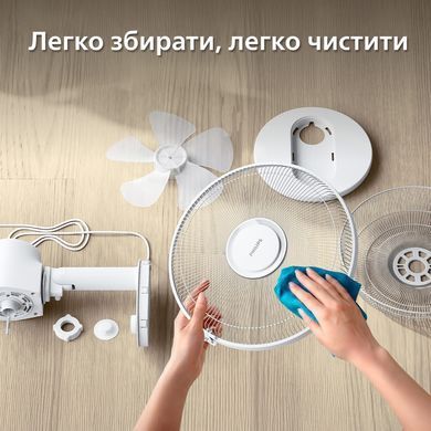 Philips Вентилятор Philips настільний Series 1000, 35см, 35Вт, білий