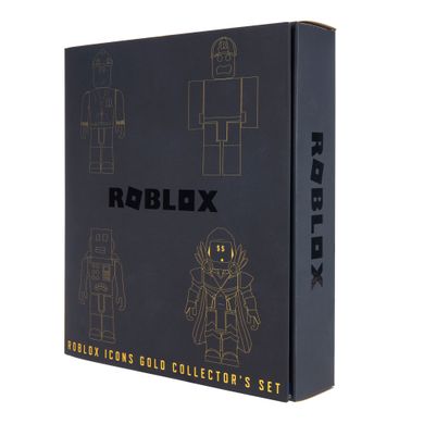 Игровой набор Roblox Four Figure Pack Roblox Icons - 15th Anniversary Gold Collector’s Set, 4 фигурки и аксессуары ROB0527 фото