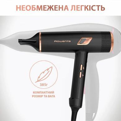 Rowenta Фен Ultimate Experience Maesteria, 2000Вт, режимов-3, дифузор, иониз-я, хол. обдув, черный CV9920F3 фото