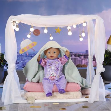 Одежда для куклы BABY BORN серии "День Рождения" - ПРАЗДНИЧНЫЙ КОМБИНЕЗОН (на 43 cm, лавандовый) 831090-1 фото
