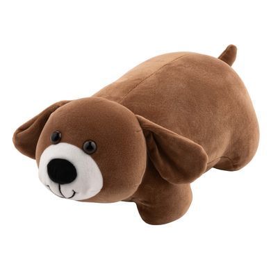 ARDESTO Подушка-трансформер для шиї Travel Сute Dog 30х30см, полістиролові кульки, коричневий ART3035NEP фото