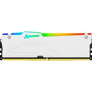 Kingston Память ПК DDR5 16GB 6400 Beast White RGB EXPO KF564C32BWEA-16 фото