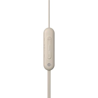 Навушники SONY WI-C100 In-ear IPX4 Wireless Бежевий WIC100C.CE7 фото