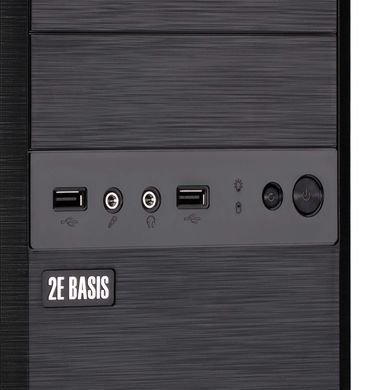 2E Корпус 2E Basis RD863-400 с БП ATX400 2xUSB2.0 VGA 320мм mATX чёрный 2E-RD863-400 фото