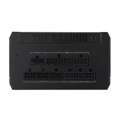 ASUS Блок питания TUF GAMING (750W), >90%, 80+ Gold, 135mm, 1xMB 24pin(20+4), 2xCPU 8pin(4+4), 4xMolex, 5xSATA, 3xPCIe 8pin(6+2), Fully Modular, TUF-GAMING-750G 90YE00S3-B0NA00 фото