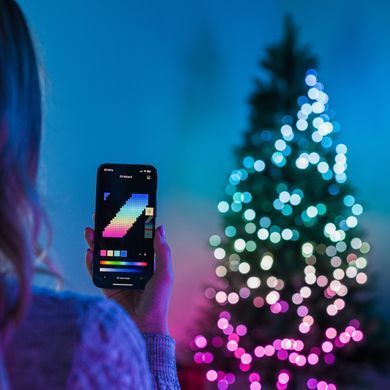 Twinkly Гірлянда Smart LED Dots Lights RGB 60 IP20 3м кабель прозорий без БЖ TWD060STP-T фото