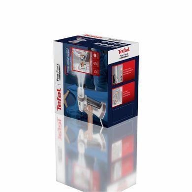 Tefal Отпариватель компактный Pure Force 2в1, 1800Вт, 180мл, постоянный пар - 35гр, керам. подошва, белый DT8720E0 фото