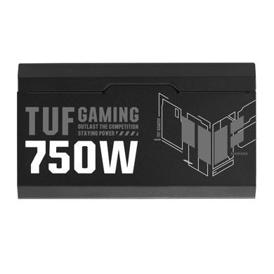 ASUS Блок питания TUF GAMING (750W), >90%, 80+ Gold, 135mm, 1xMB 24pin(20+4), 2xCPU 8pin(4+4), 4xMolex, 5xSATA, 3xPCIe 8pin(6+2), Fully Modular, TUF-GAMING-750G 90YE00S3-B0NA00 фото