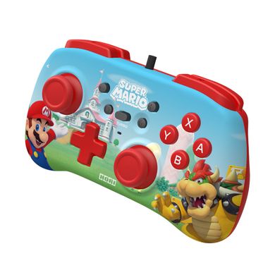 Геймпад дротовий Horipad Mini (Super Mario) для Nintendo Switch, Blue/Red 873124009019 фото