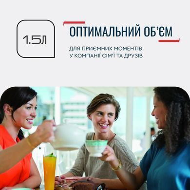 Tefal Электрочайник Delfini 1.7л, пластик, серебристо-черный KO150F30 фото
