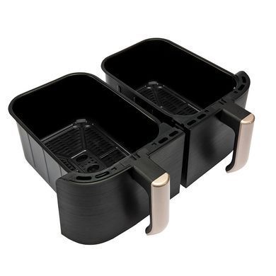 Russell Hobbs Мультипіч Satis Fry DualBaske 2800Вт, чаша-4.5/4.5л, сенсорне управл., 9 авто. программ, пластик, чорний 27680-56 фото