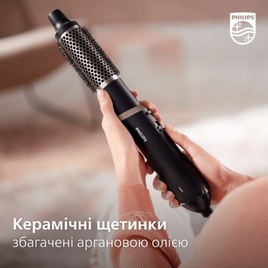 Philips Фен-щітка 3000 Series, 800Вт, 3 режими, хол. обдув, кераміка, сірий BHA301/00 фото