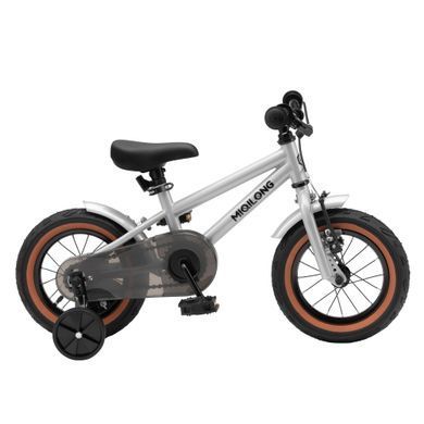 Miqilong Дитячий велосипед ST 12" сріблий RBB-ST12-SILVER фото