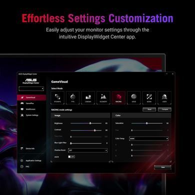 ASUS Монітор 24.5" ROG Strix XG259QNS 2xHDMI, DP, 2xUSB, Audio, IPS, 380Hz, 0.3ms, sRGB 110%, AdaptiveSync, Pivot, HDR400 90LM09M0-B01370 фото