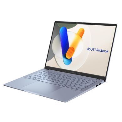 ASUS Ноутбук Vivobook S 14 S5406SA-PP013W 14" 3K OLED, Intel Ultra 7 258V, 32GB, F1TB, UMA, Win11, Голубой 90NB15R2-M000Y0 фото