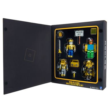 Ігровий набір Roblox Four Figure Pack Roblox Icons - 15th Anniversary Gold Collector’s Set, 4 фігурки та аксесуари ROB0527 фото