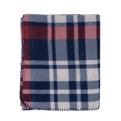 ARDESTO Плед Ardesto Fleece 130x160см, 100% поліестер, клітинка, синьо-бордовий