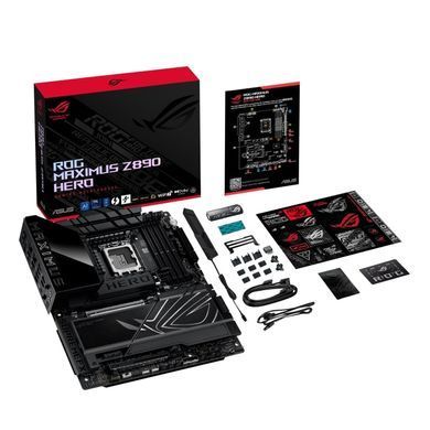 ASUS Материнcька плата ROG MAXIMUS Z890 HERO s1851 Z890 4xDDR5 M.2 Thunderbolt HDMI Wi-Fi BT ATX 90MB1ID0-M0EAY0 фото