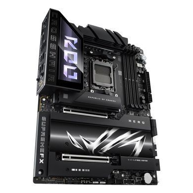 ASUS Материнcкая плата ROG CROSSHAIR X870E HERO sAM5 X870E 4xDDR5 M.2 HDMI WiFi BT ATX 90MB1IE0-M0EAY0 фото