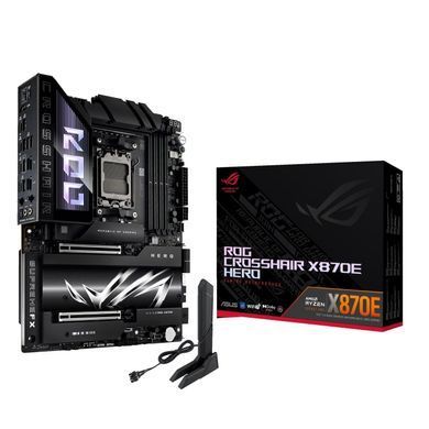 ASUS Материнcкая плата ROG CROSSHAIR X870E HERO sAM5 X870E 4xDDR5 M.2 HDMI WiFi BT ATX 90MB1IE0-M0EAY0 фото