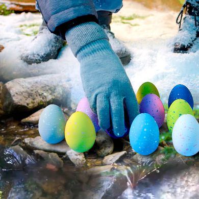 Іграшка, що зростає, в яйці «Dino Eggs Winter» - ЗИМОВІ ДИНОЗАВРИ (в асорт., у дисплеї) T059-2019 фото