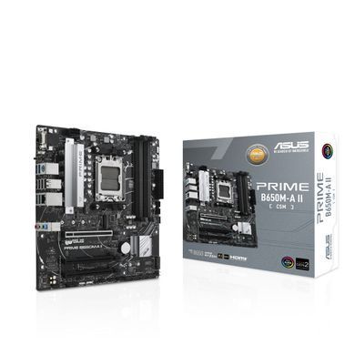 ASUS Материнcька плата PRIME B650M-A II-CSM sAM5 B650 4xDDR5 M.2 D-Sub HDMI DP mATX 90MB1EH0-M0EAYC фото