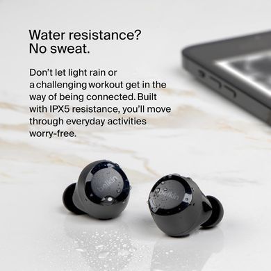 Belkin Навушники TWS Soundform Bolt True Wireless, чорний AUC009BTBLK фото