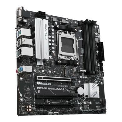 ASUS Материнcька плата PRIME B650M-A II-CSM sAM5 B650 4xDDR5 M.2 D-Sub HDMI DP mATX 90MB1EH0-M0EAYC фото