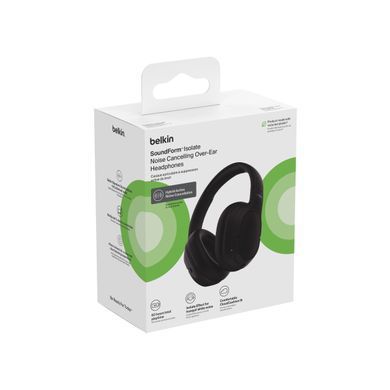 Belkin Навушники Over-Ear Soundform Isolate Wireless, чорний AUD008HQBK фото