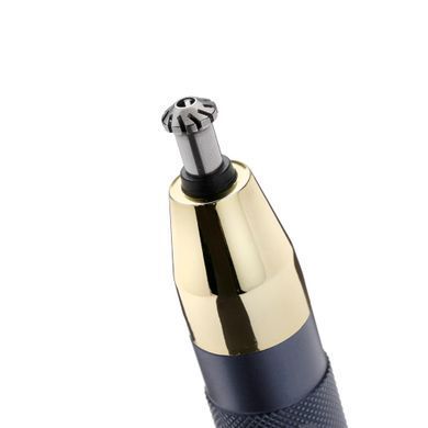 BaByliss Триммер для бровей, усов, носа, ушей, 1xAA, насадок-3, чехол, сталь, синий E112E фото