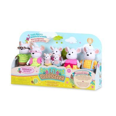 Li`l Woodzeez Набор фигурок - Большая Семья Мышей 7ед. 6491Z фото