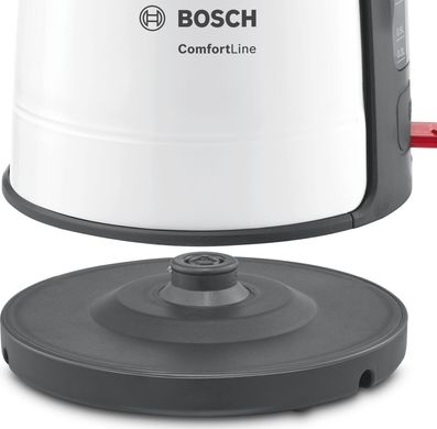 Электрочайник Bosch, 1.7л, пластик, белый TWK6A011 фото