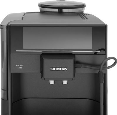 Siemens Кофемашина, 1.7л, зерно+мол., автомат.капуч, LED-дисплей, авторецептов -8, черный TE651319RW фото