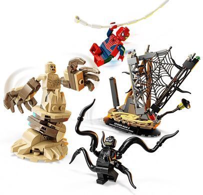 LEGO Конструктор LEGO Super Heroes Легендарна битва: Людина-павук vs. Піщана людина 76334 фото